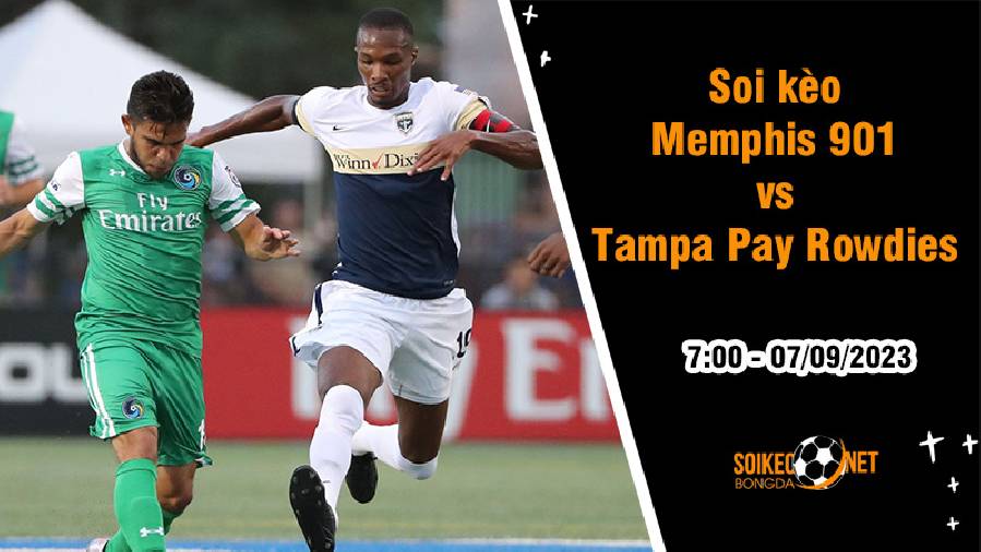 Soi kèo Memphis 901 vs Tampa Bay, 7h ngày 7/9 USL Mỹ