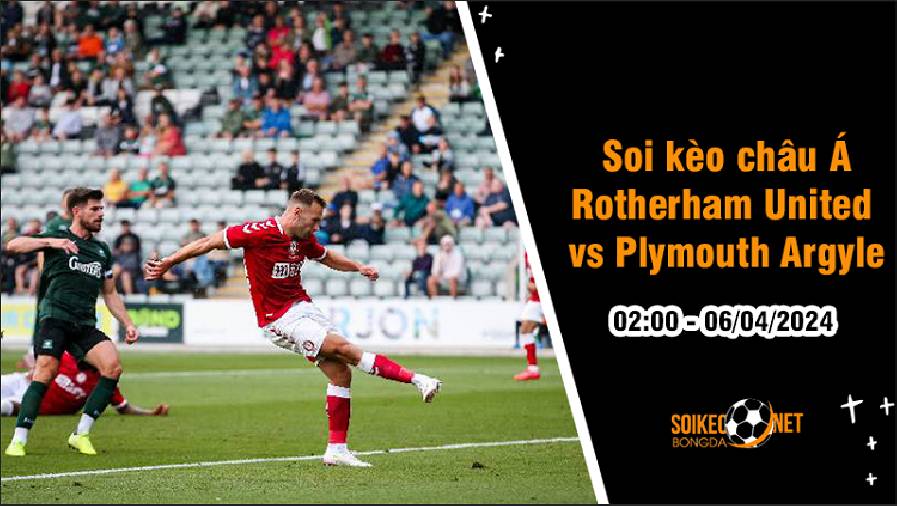 Soi tỷ lệ kèo châu Á trận Rotherham United vs Plymouth Argyle, 2h ngày 6/4: Cân tài cân sức