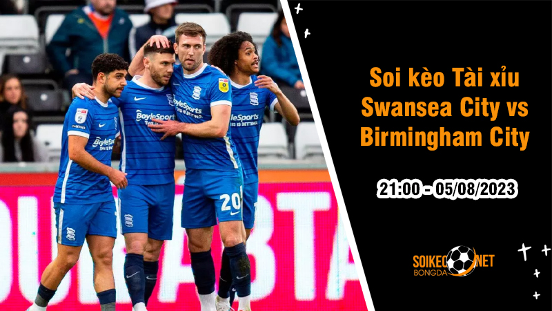 Soi tỷ lệ kèo tài xỉu trận Swansea City vs Birmingham City, 21h ngày 5/8 - Ảnh 1