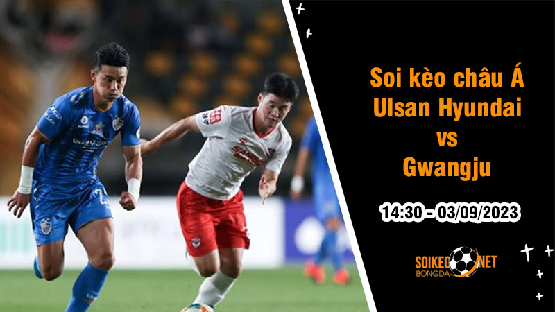 Soi tỷ lệ kèo châu Á trận Ulsan Hyundai vs Gwangju, 14h30 ngày 3/9 - Ảnh 1