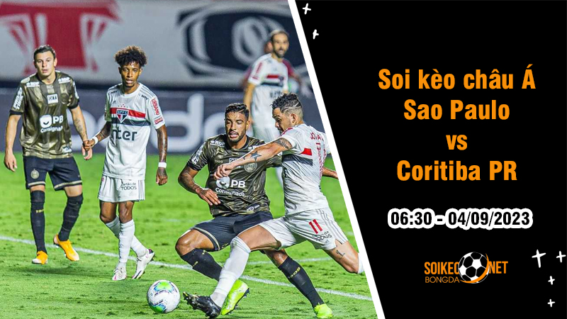 Soi tỷ lệ kèo châu Á trận Sao Paulo vs Coritiba PR, 6h30 ngày 4/9 - Ảnh 1