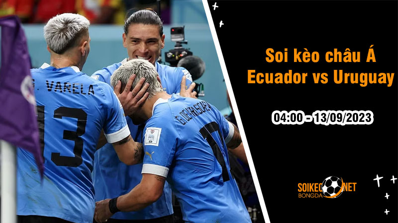 Soi tỷ lệ kèo châu Á trận Ecuador vs Uruguay, 4h ngày 13/9 - Ảnh 1