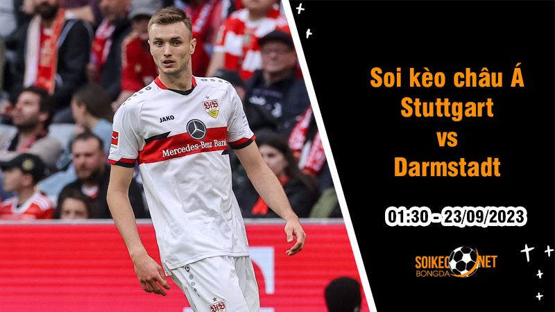 Soi tỷ lệ kèo châu Á trận Stuttgart vs Darmstadt, 1h30 ngày 23/9 - Ảnh 1