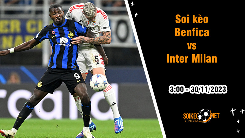 Soi kèo Benfica vs Inter Milan, 3h ngày 30/11: Bầy Sói đi săn mồi - Ảnh 1