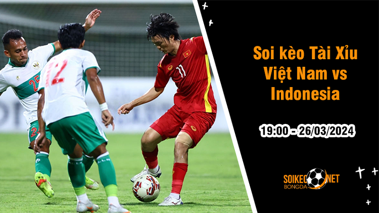 Soi tỷ lệ kèo tài xỉu trận Việt Nam vs Indonesia, 19h ngày 26/3: Áp lực ngàn cân tại Mỹ Đình - Ảnh 1