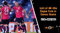 Lịch sử đối đầu Sagan Tosu vs Cerezo Osaka, 17h30 ngày 08/07 - Giải vô địch quốc gia Nhật Bản
