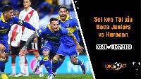 Soi tỷ lệ kèo tài xỉu trận Boca Juniors vs Huracan, 5h30 ngày 11/07