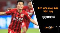 Kèo xiên may mắn hôm nay ngày 21/7