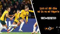 Lịch sử đối đầu nữ Úc vs nữ Nigeria, 17h ngày 28/7 - World Cup Nữ