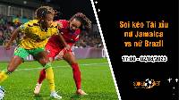 Soi tỷ lệ kèo tài xỉu trận nữ Jamaica vs nữ Brazil, 17h ngày 2/8