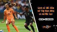 Lịch sử đối đầu nữ Tây Ban Nha vs nữ Hà Lan, 8h ngày 11/8 - World Cup nữ
