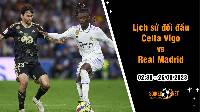 Lịch sử đối đầu Celta Vigo vs Real Madrid, 2h30 ngày 26/8 - La Liga