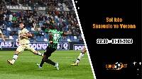Soi kèo Sassuolo vs Verona, 23h30 ngày 1/9, Serie A
