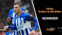 Soi kèo Brighton vs AEK Athens, 2h00 ngày 22/9, Europa League
