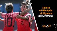 Soi kèo nữ Hàn Quốc vs nữ Myanmar 18h30 ngày 22/9: Kho điểm trận mở màn