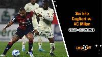 Soi kèo Cagliari vs AC Milan 23h30 ngày 27/9: Trứng chọi đá