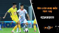 Kèo xiên may mắn hôm nay ngày 20/10