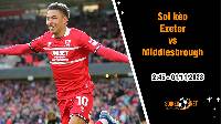 Soi kèo Exeter vs Middlesbrough, 2h45 ngày 1/11: Thắng nhẹ để dành sức