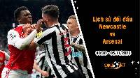 Lịch sử đối đầu Newcastle vs Arsenal, 0h30 ngày 5/11: Pháo Thủ tỏ ra nhỉnh hơn