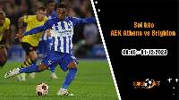 Soi kèo AEK Athens vs Brighton 0h45 ngày 1/12: Ba điểm cho Mòng biển