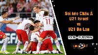 Soi tỷ lệ kèo châu Á trận U21 Israel vs U21 Ba Lan, 23h30 ngày 21/3: Đội trẻ Ba Lan thắng thế
